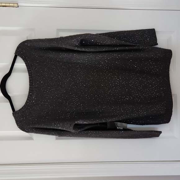 a.n.a. Castlerock Pewter Sequins Sweater - Picture 4 of 17